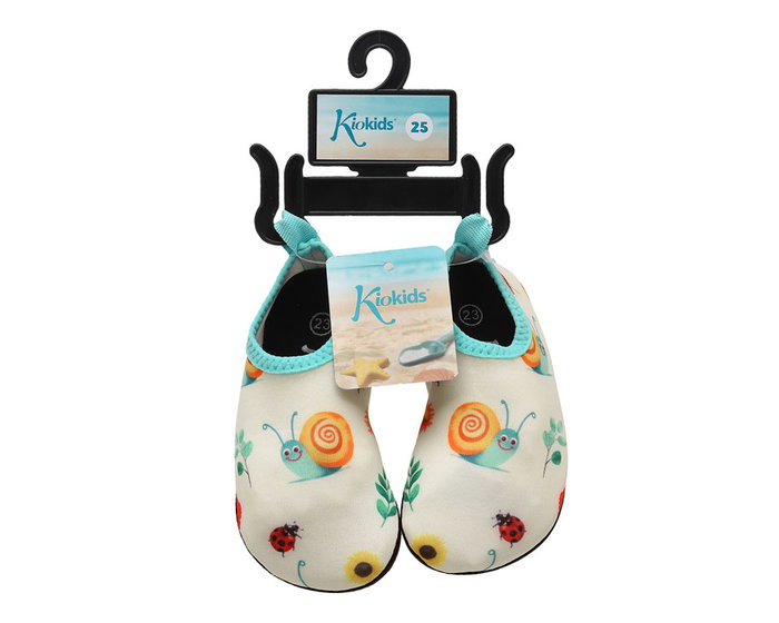 KioKids Zapatos Acuáticos Infantiles Beige Caracoles Eur 24
