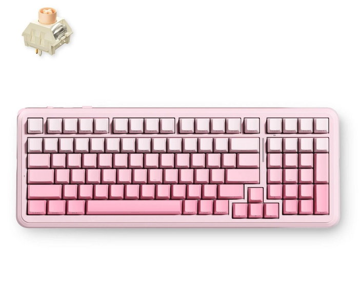 Mchose MC-K99V3-5 Teclado Gaming Mecánico Rosa RGB