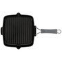 Staub Sartén de Parrilla Cuadrada 24 cm, Hierro Fundido, Negro