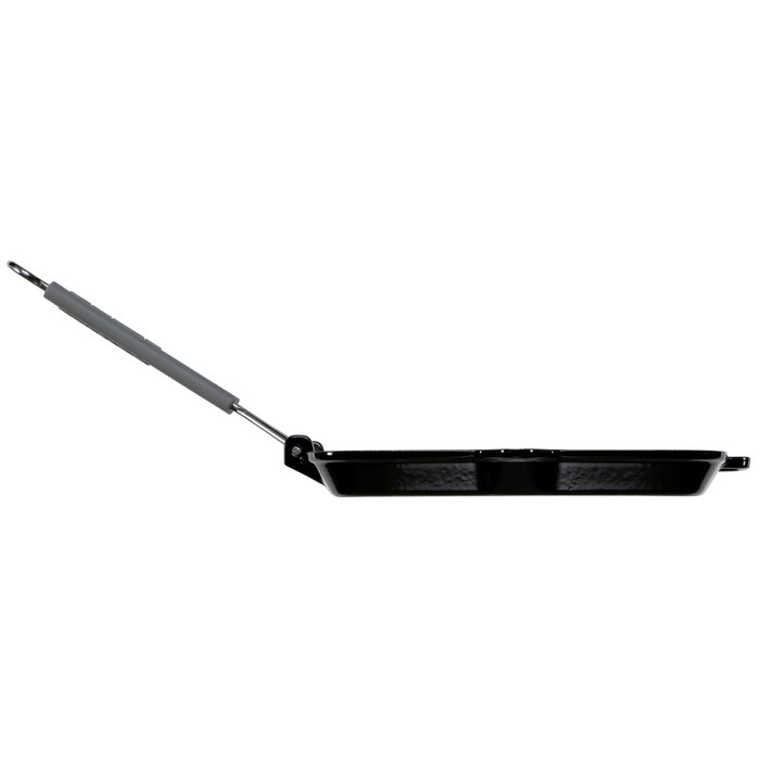 Staub Sartén de Parrilla Cuadrada 24 cm, Hierro Fundido, Negro