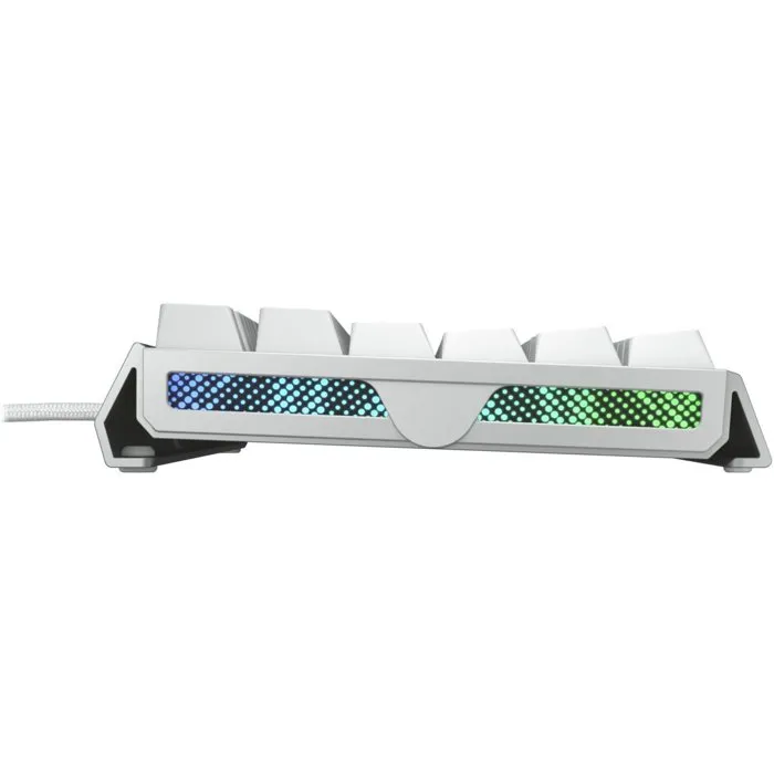 Cherry Teclado para juegos con cable XTR1731630819976 - Elegante carcasa de aluminio - Blanco