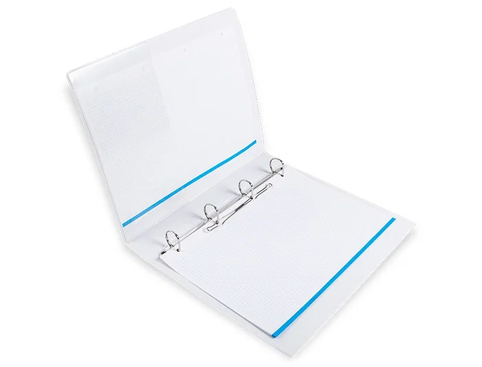 Liderpapel Carpeta Canguro 4 Anillas Mixtas 25mm A4 Plástico Blanco