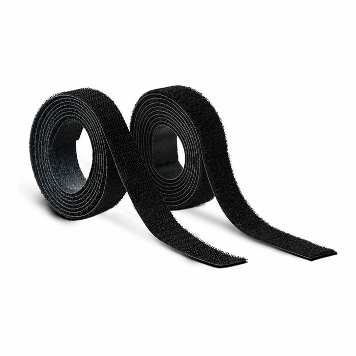 Inofix Rollo adhesivo térmico de cierre de gancho y bucle negro 20 mm x 1,5 m Inofix Rollo adhesivo térmico de cierre de gancho y bucle negro 20 mm x 1,5 m