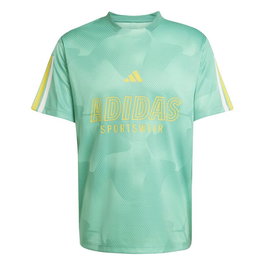 Camiseta de Manga Corta Hombre Adidas Tiro Np Blanco Aguamarina 5-6 Años