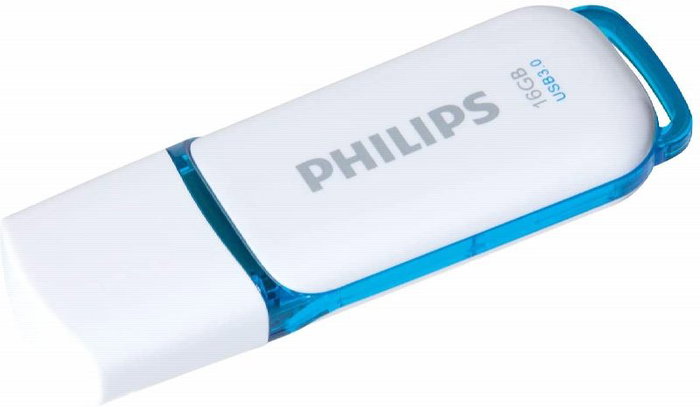 PHILIPS Pendrive Snow 16GB USB 3.0 - Almacenamiento Rápido y Compacto