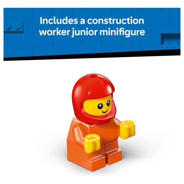 LEGO City 60483 Cargadora de Obra, Juego de Construcción de 61 Piezas
