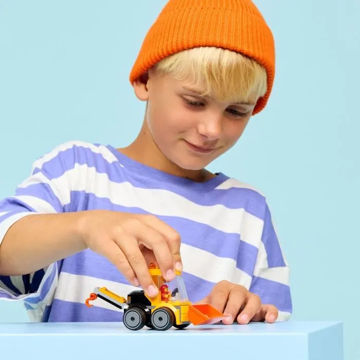 LEGO City 60483 Cargadora de Obra, Juego de Construcción de 61 Piezas