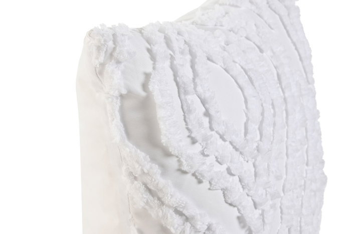 DKD Home Decor Cojín Blanco de Poliéster 45x45 cm (Pack de 2)