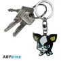 ABYstyle Llavero de Figura Metalico ABYKEY260 - Jojo's Bizarre Adventure Iggy, Multicolor y Negro, 40 mm