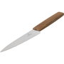 Victorinox Swiss Modern Cuchillo de cocina estrecho con mango de madera de nogal 15 cm de largo