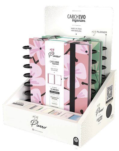 Bloc Carchivo My Planner Ingeniox A5 240H S/V Surtido Expositor De 4 Bloc Carchivo My Planner Ingeniox A5 240H S/V Surtido Expositor De 4