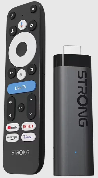 Strong Leap Nova 4K UHD Streaming Stick con Google TV y Android 14, 32 GB, Negro