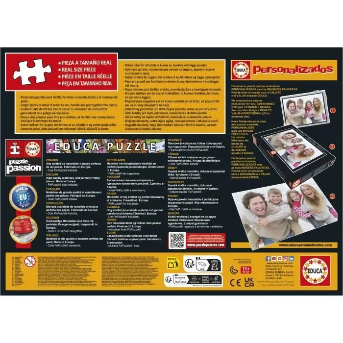 Educa Puzzle Elefante Florido 500 piezas EDU1747456955651 Temática Animal Niños a partir de 10 años