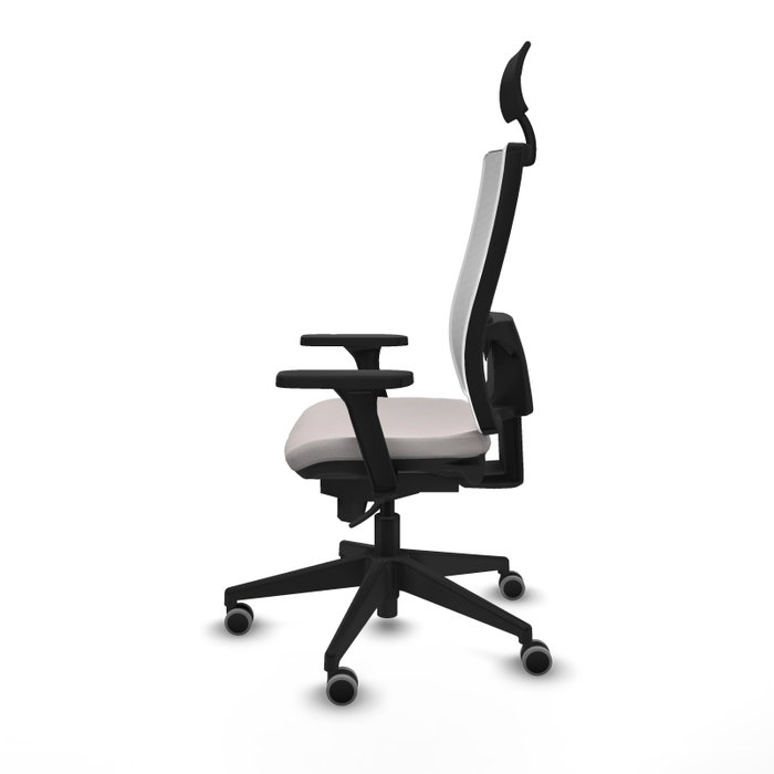 PIQUERAS Y CRESPO Silla de oficina Horna Blanca con Mecanismo Sincro PIQUERAS Y CRESPO Silla de oficina Horna Blanca con Mecanismo Sincro
