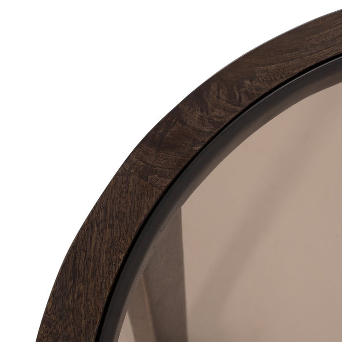 Mesa Centro Madera de Mango Salón 60 X 60 X 48 cm