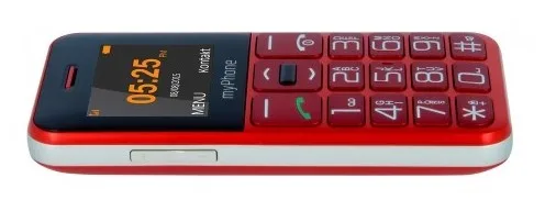 myPhone Halo Easy rojo Teléfono básico Pantalla 1.77" Cámara 0.3 MP Batería 1000 mAh Ranura microSD myPhone Halo Easy rojo Teléfono básico Pantalla 1.77" Cámara 0.3 MP Batería 1000 mAh Ranura microSD