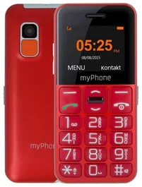 myPhone Halo Easy rojo Teléfono básico Pantalla 1.77" Cámara 0.3 MP Batería 1000 mAh Ranura microSD