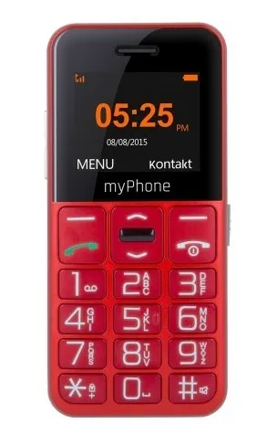 myPhone Halo Easy rojo Teléfono básico Pantalla 1.77" Cámara 0.3 MP Batería 1000 mAh Ranura microSD myPhone Halo Easy rojo Teléfono básico Pantalla 1.77" Cámara 0.3 MP Batería 1000 mAh Ranura microSD