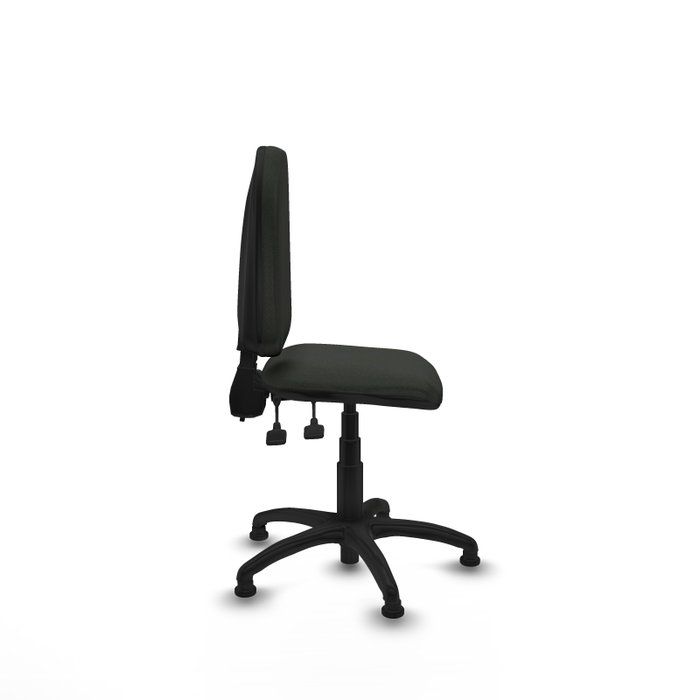 PIQUERAS Y CRESPO Silla de oficina Aýna sin brazos en color negro PIQUERAS Y CRESPO Silla de oficina Aýna sin brazos en color negro