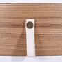 Home Deco Factory Mesa Nora Essentiel Blanca Con Cajón Diámetro 35 cm Altura 46,5 cm