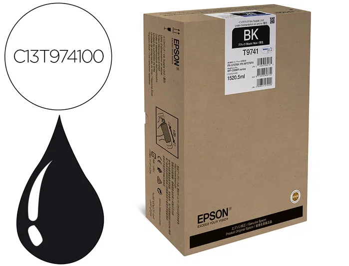 Epson C13T97410N Unidad de Suministro de Tinta Negro XXL