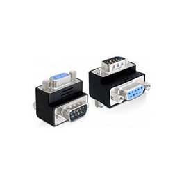 DeLOCK 65265 Adaptador de género Sub-D 9 pin a 9 pin con ángulo de 270°