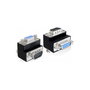 DeLOCK 65265 Adaptador de cambio de género Sub-D 9 pin angulado 270° negro