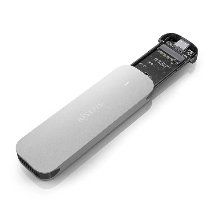 Aisens ASM2-025SL Caja Externa M.2 NVMe USB 3.2 Gen2 Plata