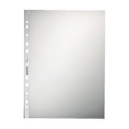 LEITZ Prospekthüllen 4704 Fundas perforadas DIN A4 transparentes 0,10 mm - 100 unidades