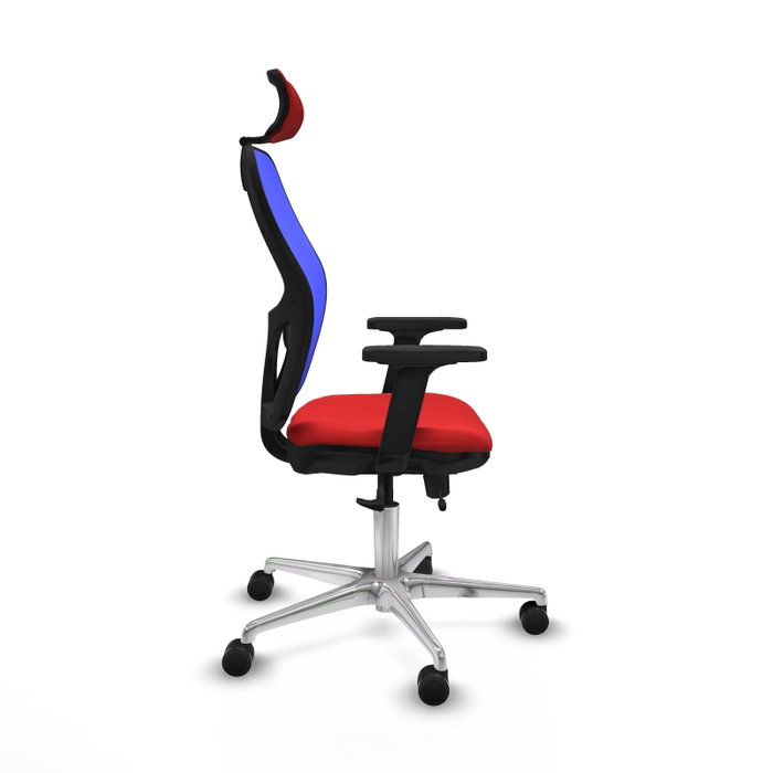 PIQUERAS Y CRESPO Silla de oficina Jorquera Sincro/Traslack Rojo/Azul PIQUERAS Y CRESPO Silla de oficina Jorquera Sincro/Traslack Rojo/Azul