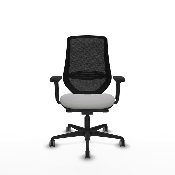 PIQUERAS Y CRESPO Silla de oficina Mardos con mecanismo Sincro/Traslack, Gris claro y Negro PIQUERAS Y CRESPO Silla de oficina Mardos con mecanismo Sincro/Traslack, Gris claro y Negro