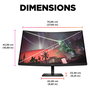 HP OMEN 32c Monitor Gaming Curvo 31,5 Pulgadas QHD 165 Hz