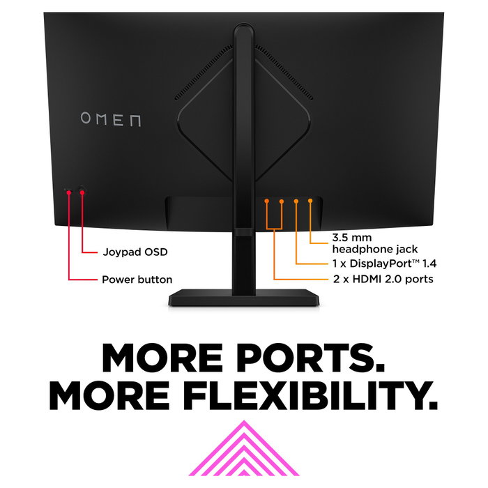 HP OMEN 32c Monitor Gaming Curvo 31,5 Pulgadas QHD 165 Hz