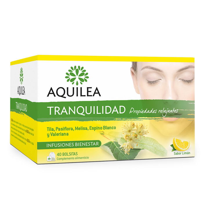 Aquilea Infusión Tranquilidad 40 Sobres Relajante con Valeriana y Limón Aquilea Infusión Tranquilidad 40 Sobres Relajante con Valeriana y Limón