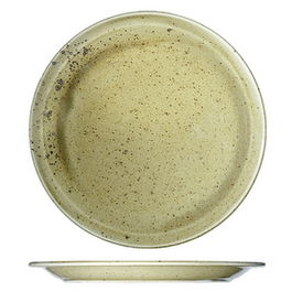 LANGENTHAL COUNTRY Plato Llano Coupe, 27 cm, Vajilla Estilo Rústico, Marrón-Verde (Set de 6)