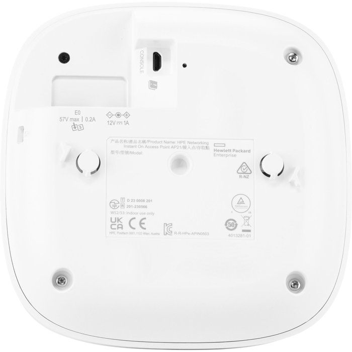 HPE Networking Instant On AP21 Wi-Fi 6 Dual Radio 2x2