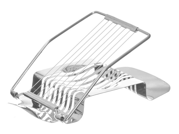 Kinvara Corta Huevos de Acero Inoxidable Color Plata 8x8x14.5 cm (Set de 36)