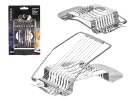 Kinvara Corta Huevos de Acero Inoxidable Color Plata 8x8x14.5 cm (Set de 36)