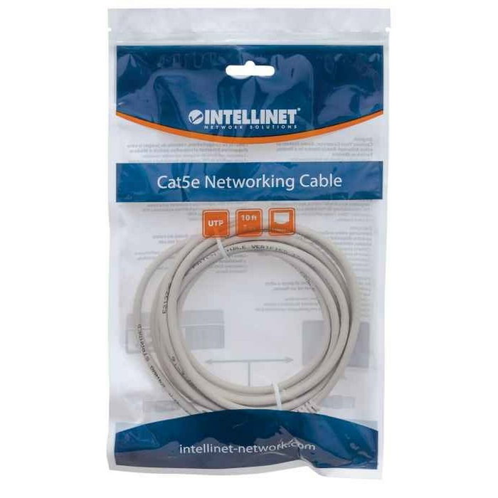 Intellinet Cable de red Cat5e UTP 3m RJ45 Macho Gris Intellinet Cable de red Cat5e UTP 3m RJ45 Macho Gris