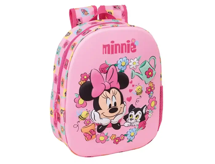 Safta Mochila 3D Minnie Mouse Disney 27x33x10cm