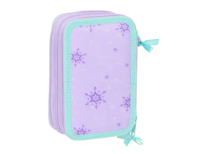 SAFTA Plumier Frozen Spirit con 37 piezas