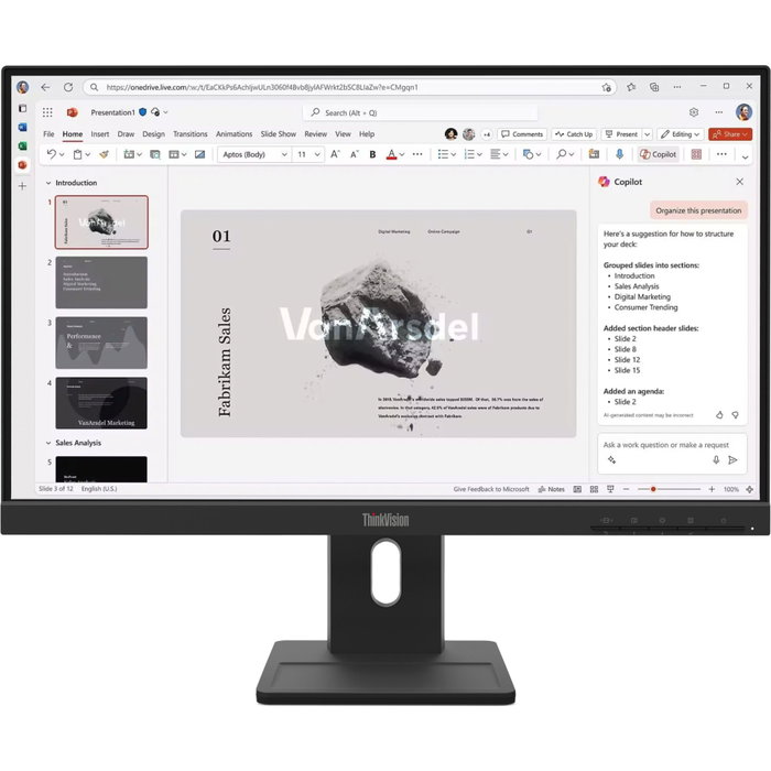 Lenovo ThinkVision E22-40 21.5 pulg. Full HD IPS Negro