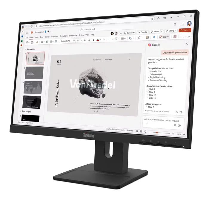 Lenovo ThinkVision E22-40 Monitor 21.5 pulg Full HD IPS Negro