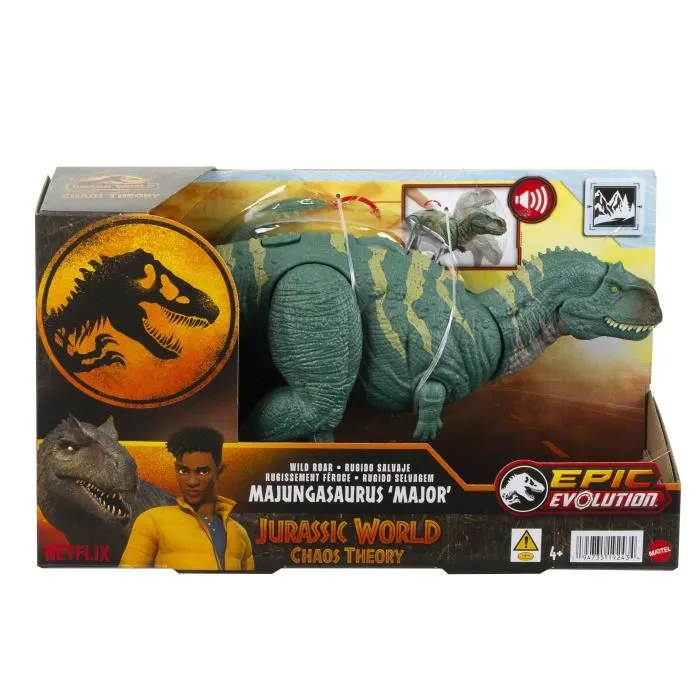Mattel Jurassic World Wild Roar Majungasaurus HTK76