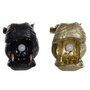 DKD Home Decor Lámpara Aplique Resina Hipo 2 Surtido Dorado y Cobrizo