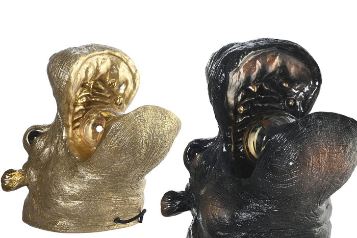 DKD Home Decor Lámpara Aplique Colonial Dorado Cobrizo 23 x 34 x 35 cm (2 Unidades)