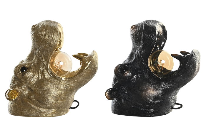 DKD Home Decor Lámpara Aplique Colonial Dorado Cobrizo 23 x 34 x 35 cm (2 Unidades)