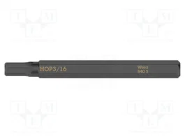 WERA Punta de destornillador Hex Plus 3/16 pulgada para percusión