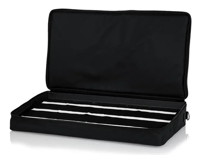 Gator GPT-PRO Pedalera de madera con funda, Negro
