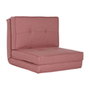 DKD Home Decor Sofá Cama Metal Coral